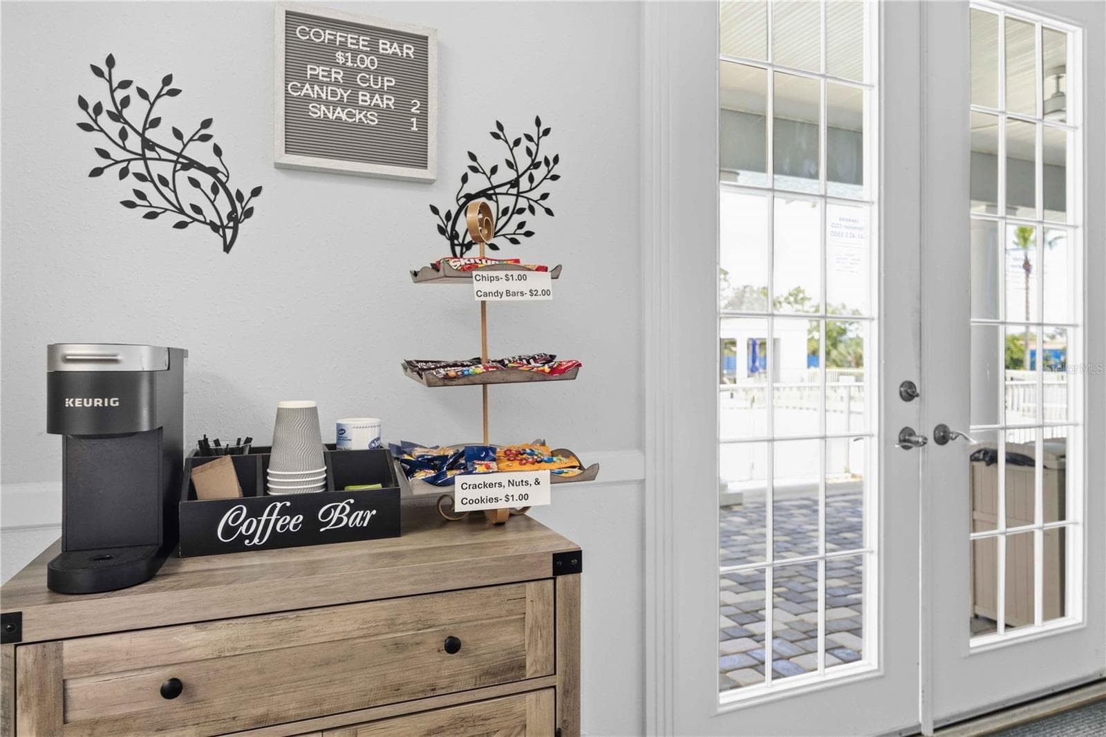 Coffee station in community center - 1914 SCARLETT AVE, NORTH PORT