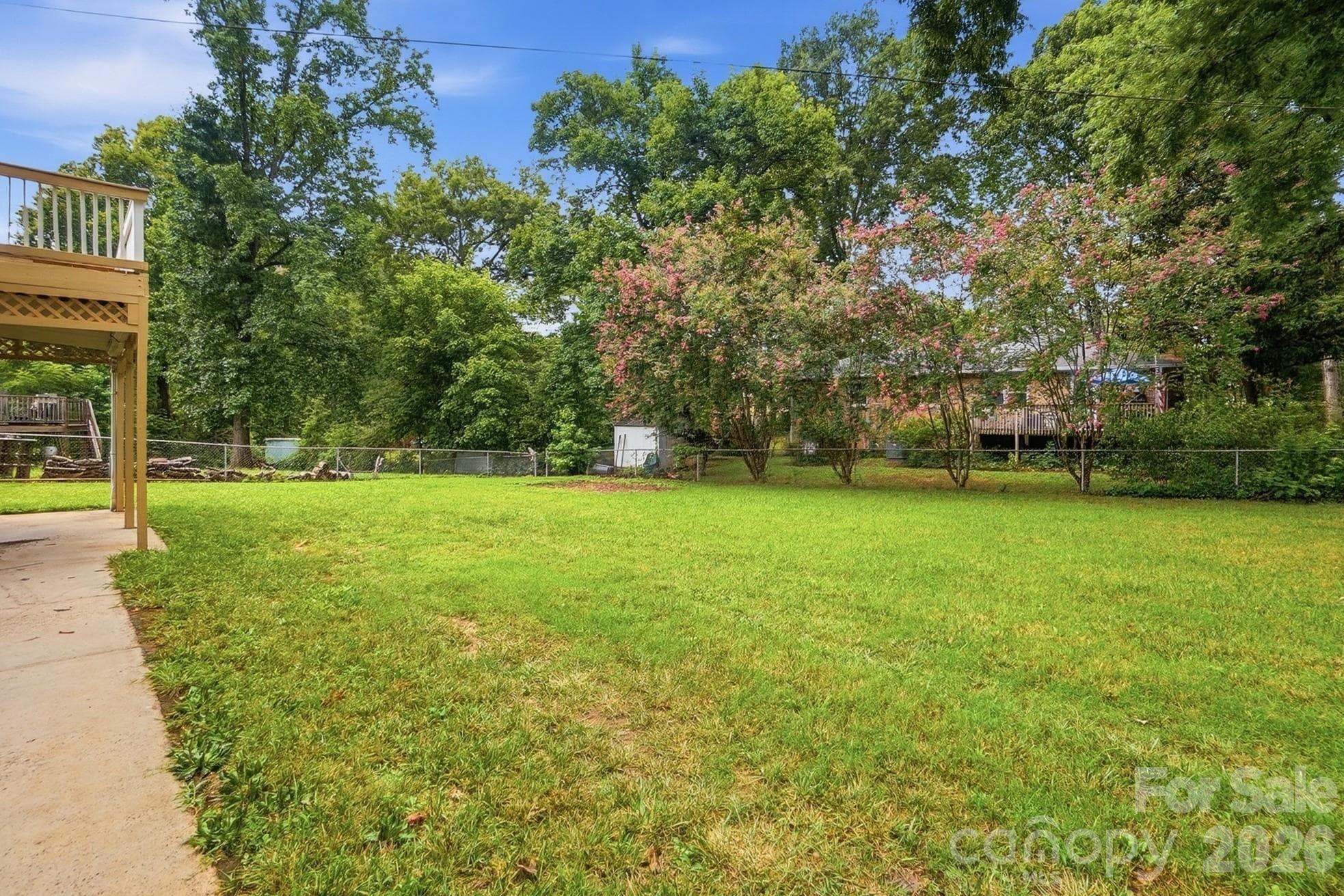Backyard - 2600 Providence Drive, Gastonia