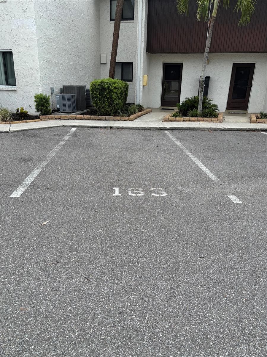 Deeded and assigned parking space #163 one to the left of the unit entry door. - 1646 STICKNEY POINT RD #101, SARASOTA