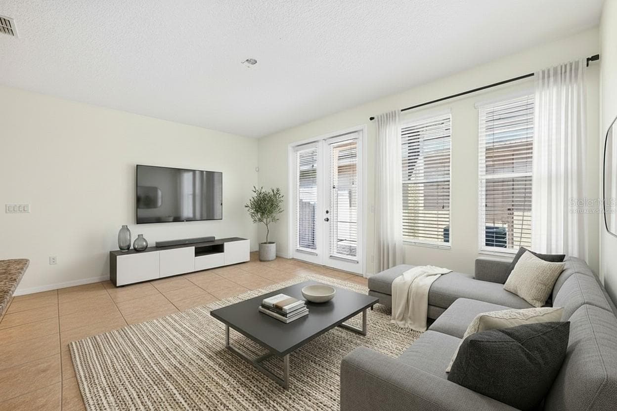 Living Area. Virtually Staged. - 11429 BROWNSTONE ST, WINDERMERE