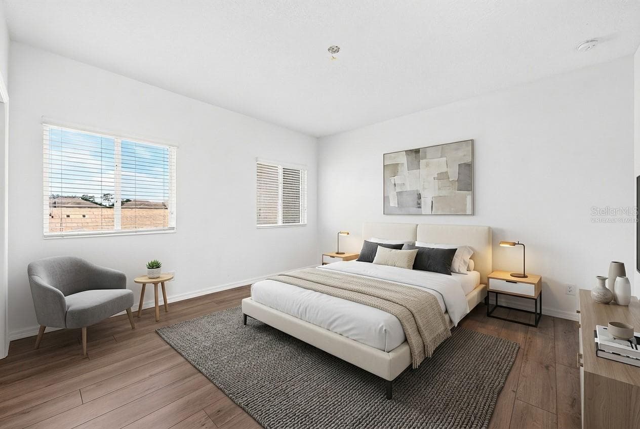 Spacious second bedroom. Virtually Staged. - 11429 BROWNSTONE ST, WINDERMERE