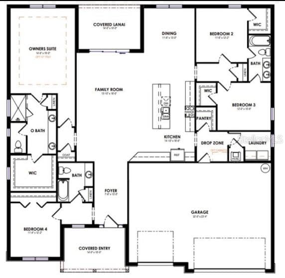 Floor Plan - 10121 SW 45TH AVE, OCALA