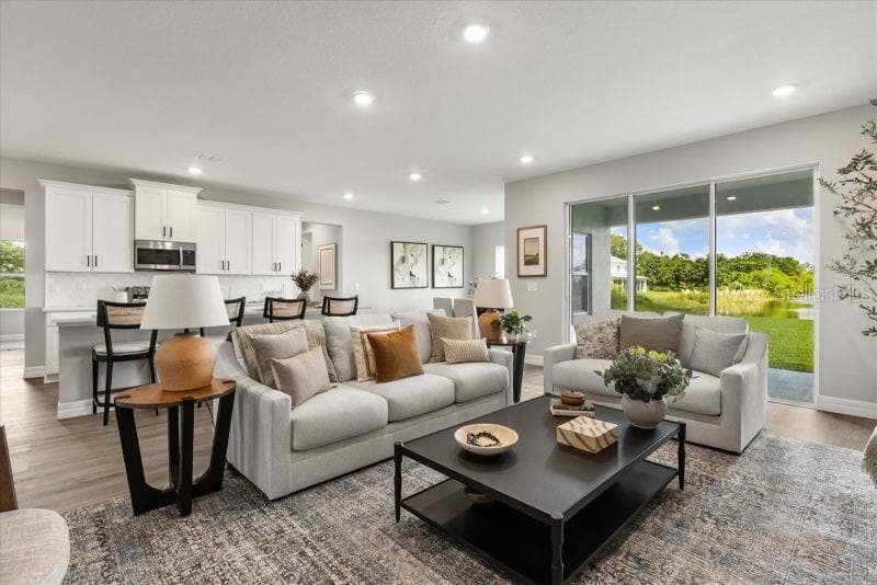 Living Room-not the ectual home- - 10121 SW 45TH AVE, OCALA