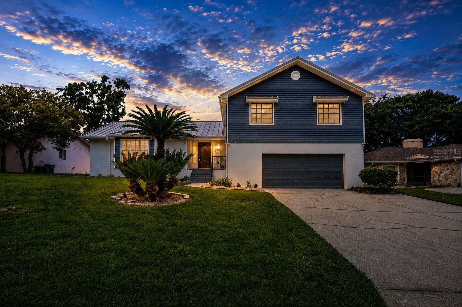 Virtually Staged Twilight Photo. - 3829 ERIC CT, LAKELAND