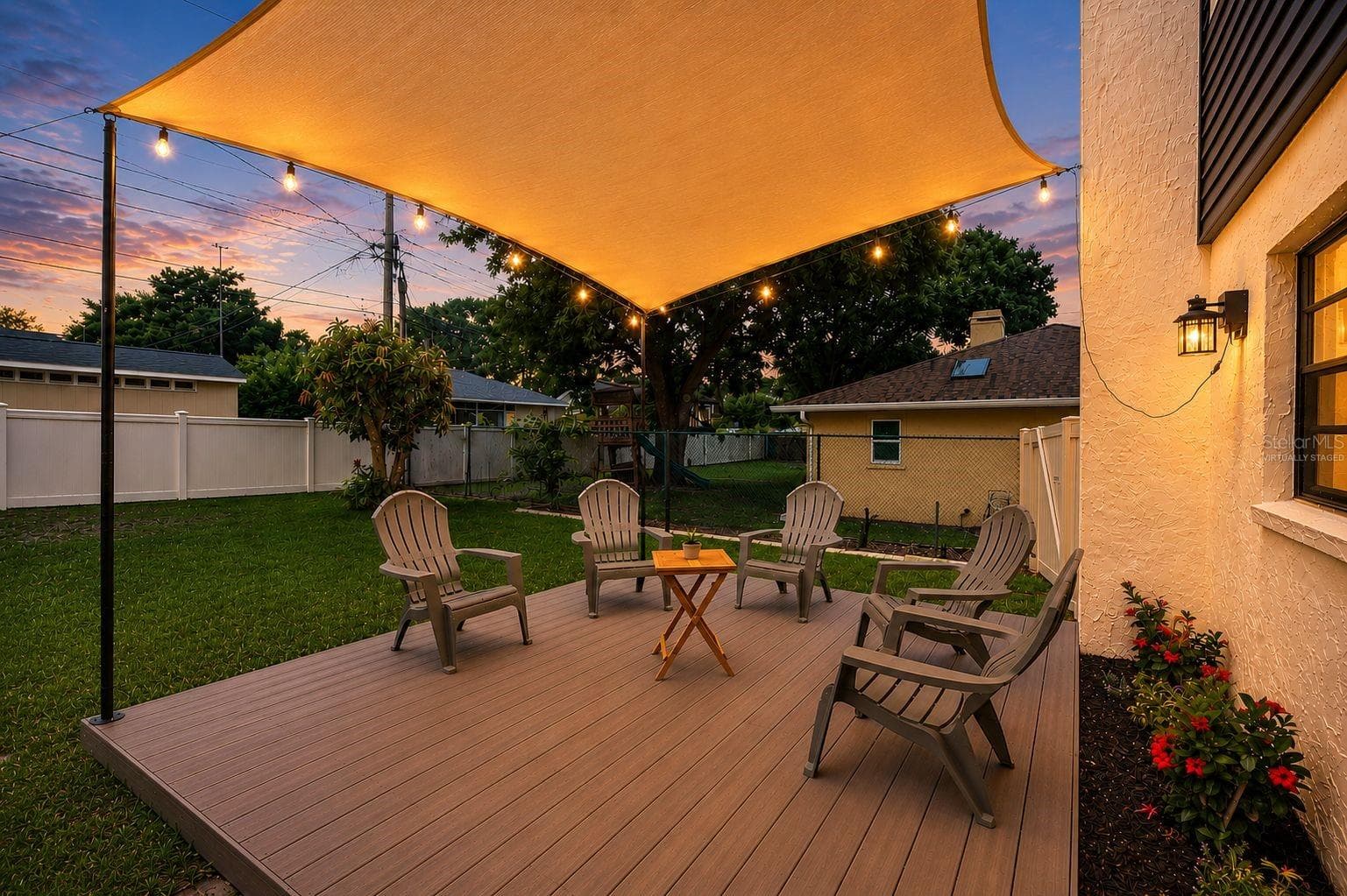 Virtually Staged Twilight Photo. - 3829 ERIC CT, LAKELAND