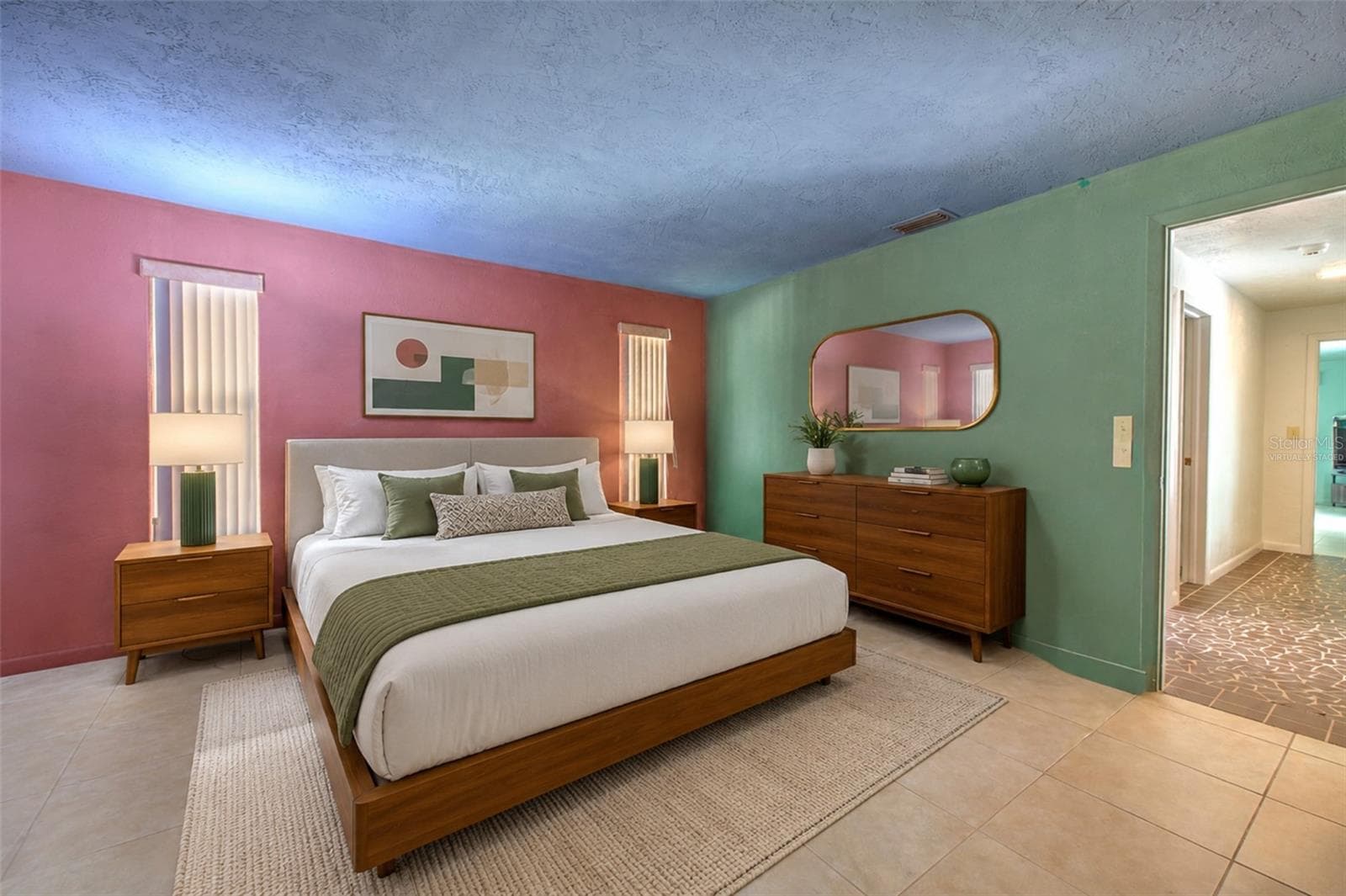 Virtually staged - Bedroom 4 - 7102 MANDY LN, NEW PORT RICHEY