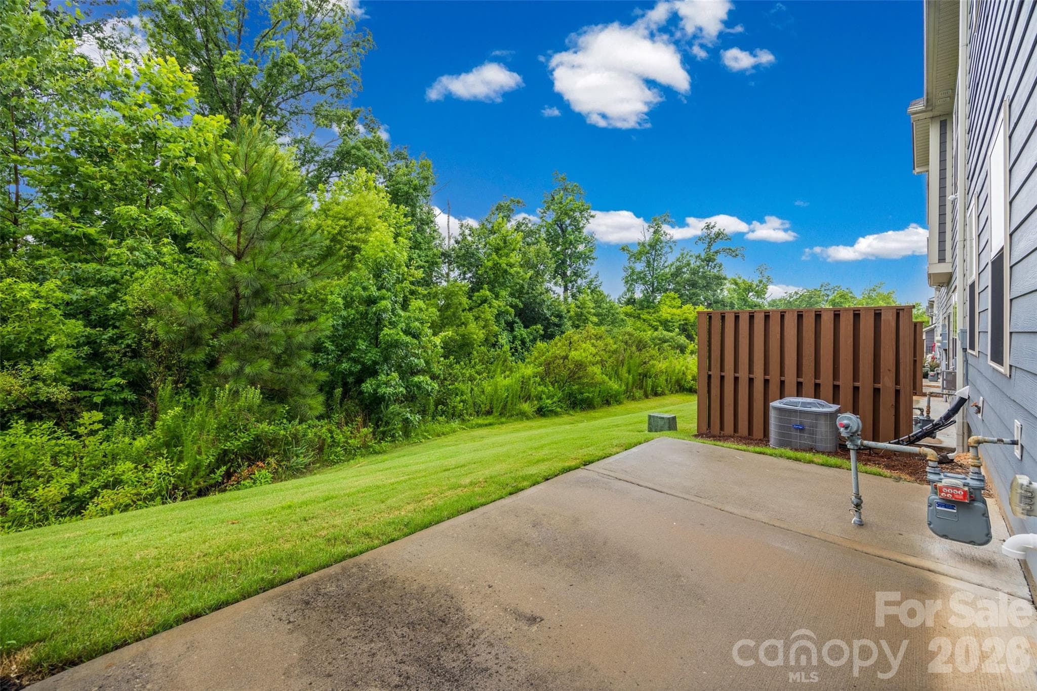 Private Back Patio overlooking common area - 623 Amber Meadows Way, Fort Mill