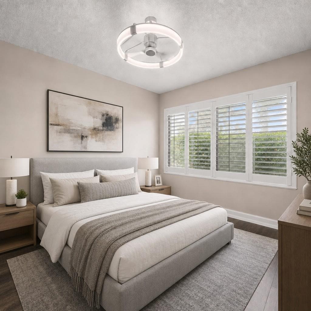 VIRTUALLY STAGED BEDROOM 2 - 6219 PALMA DEL MAR BLVD S #102, ST PETERSBURG