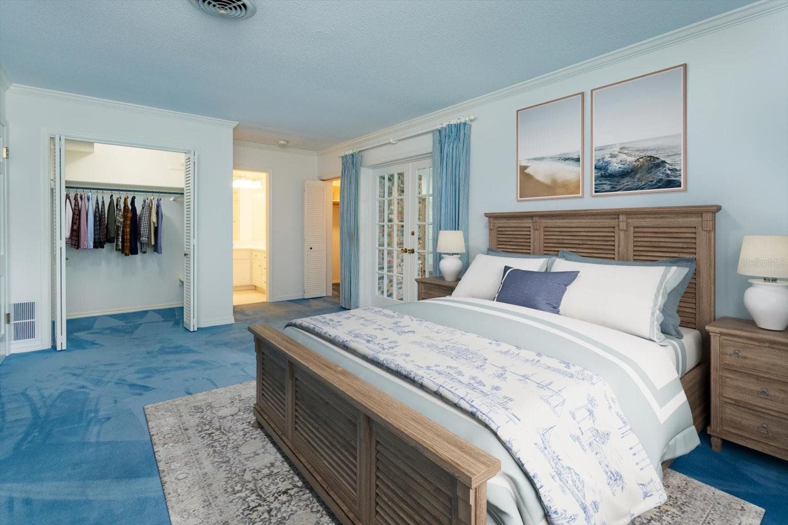 Primary Bedroom virtual staged - 5019 GRAN LAC AVE, ORLANDO