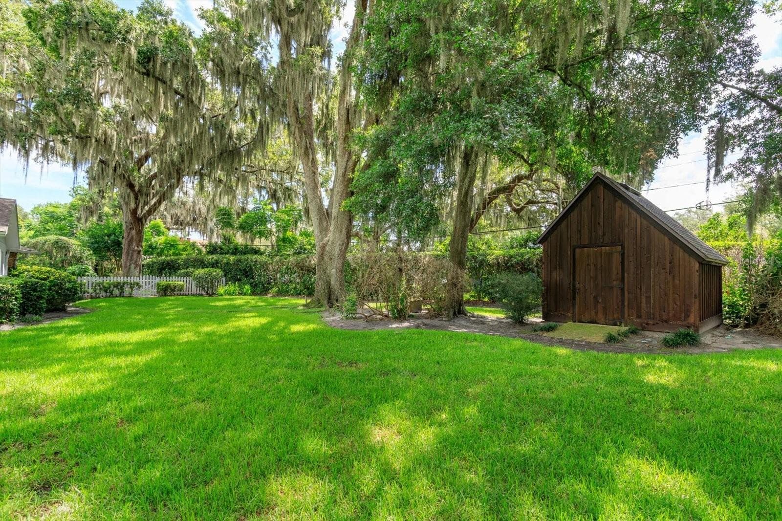 Rear yard showing Garden Shed - 5019 GRAN LAC AVE, ORLANDO