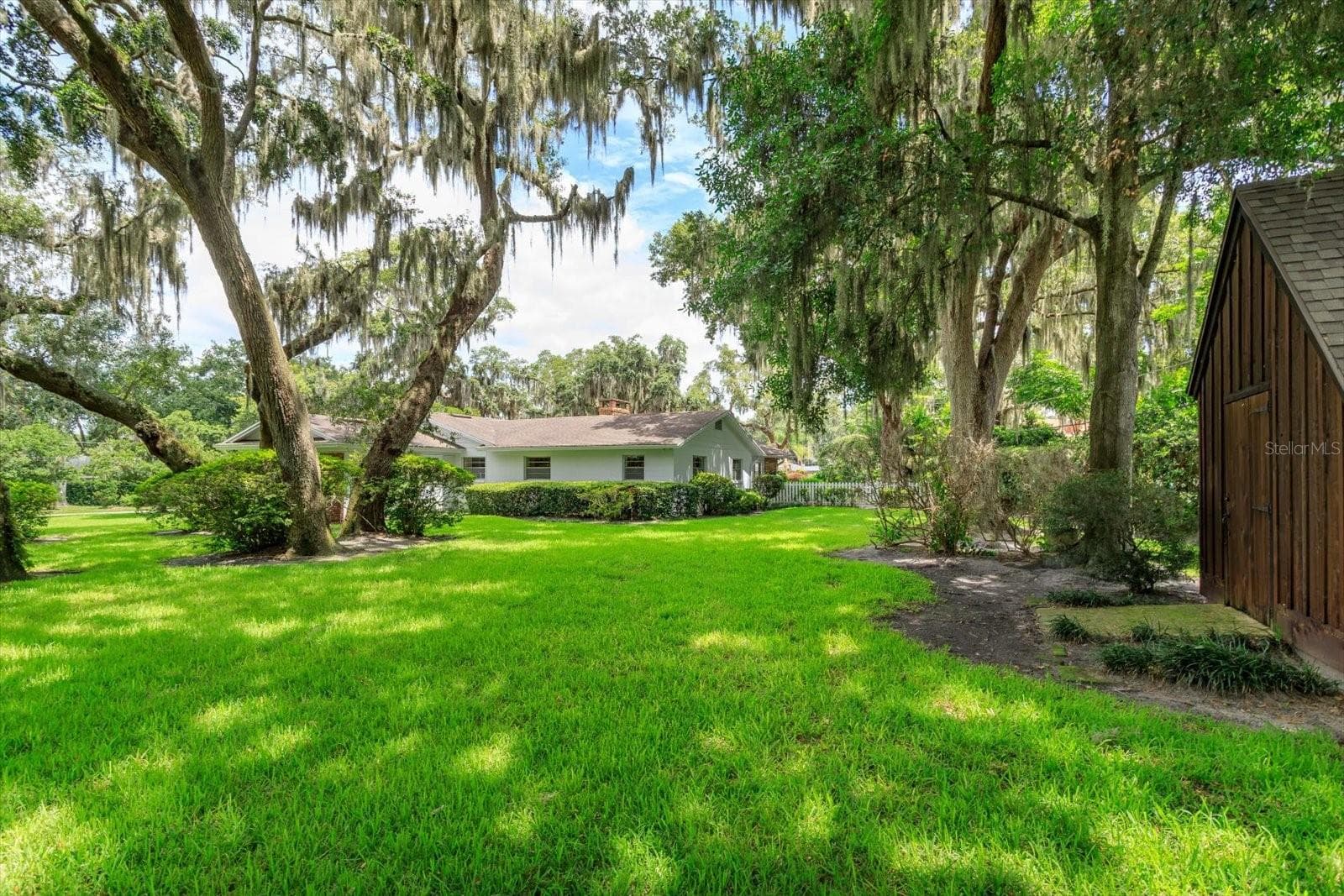 Rear yard showing Garden Shed - 5019 GRAN LAC AVE, ORLANDO