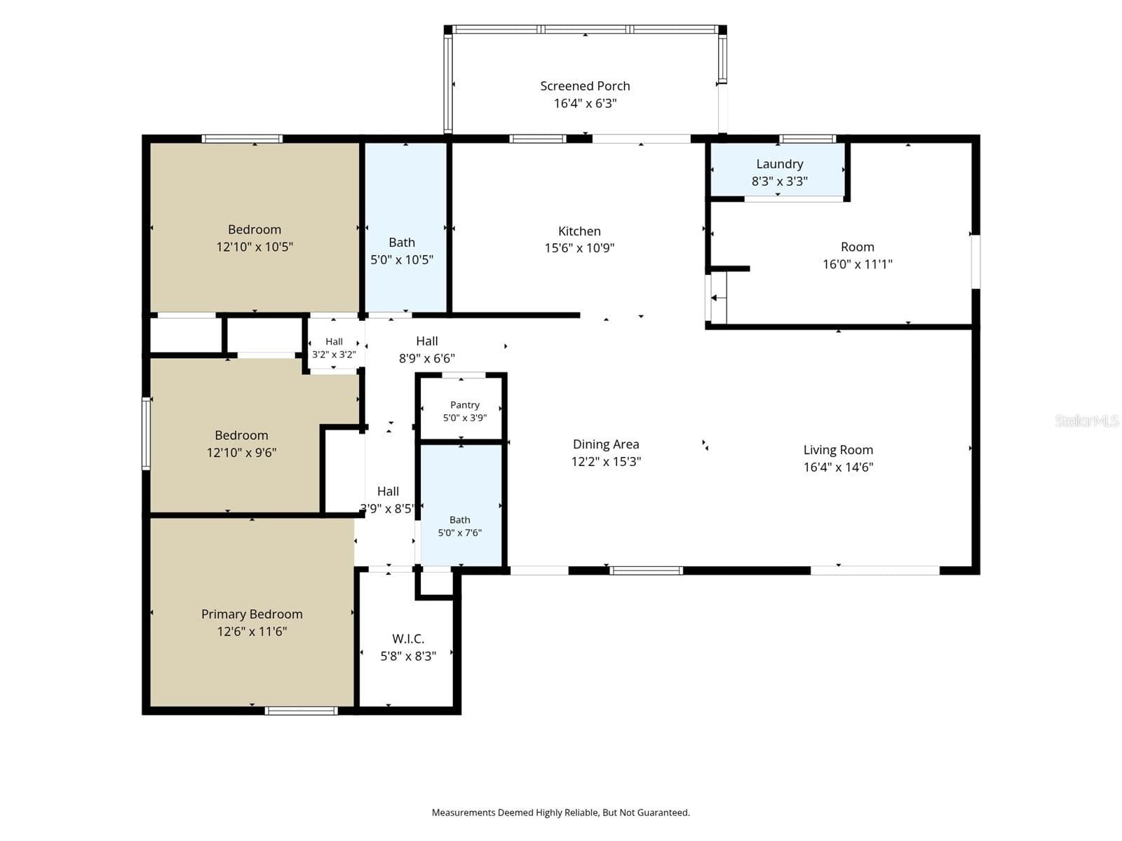 Measurements are More Or Less - 1116 E OAKWOOD ST, TARPON SPRINGS