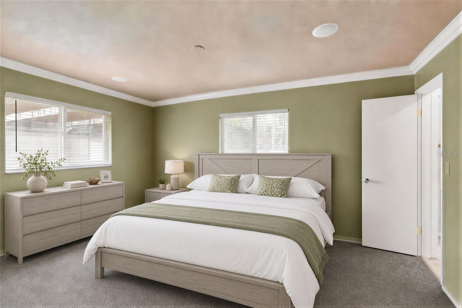 master bedroom virtual - 1231 NEWPORT AVE, LAKELAND