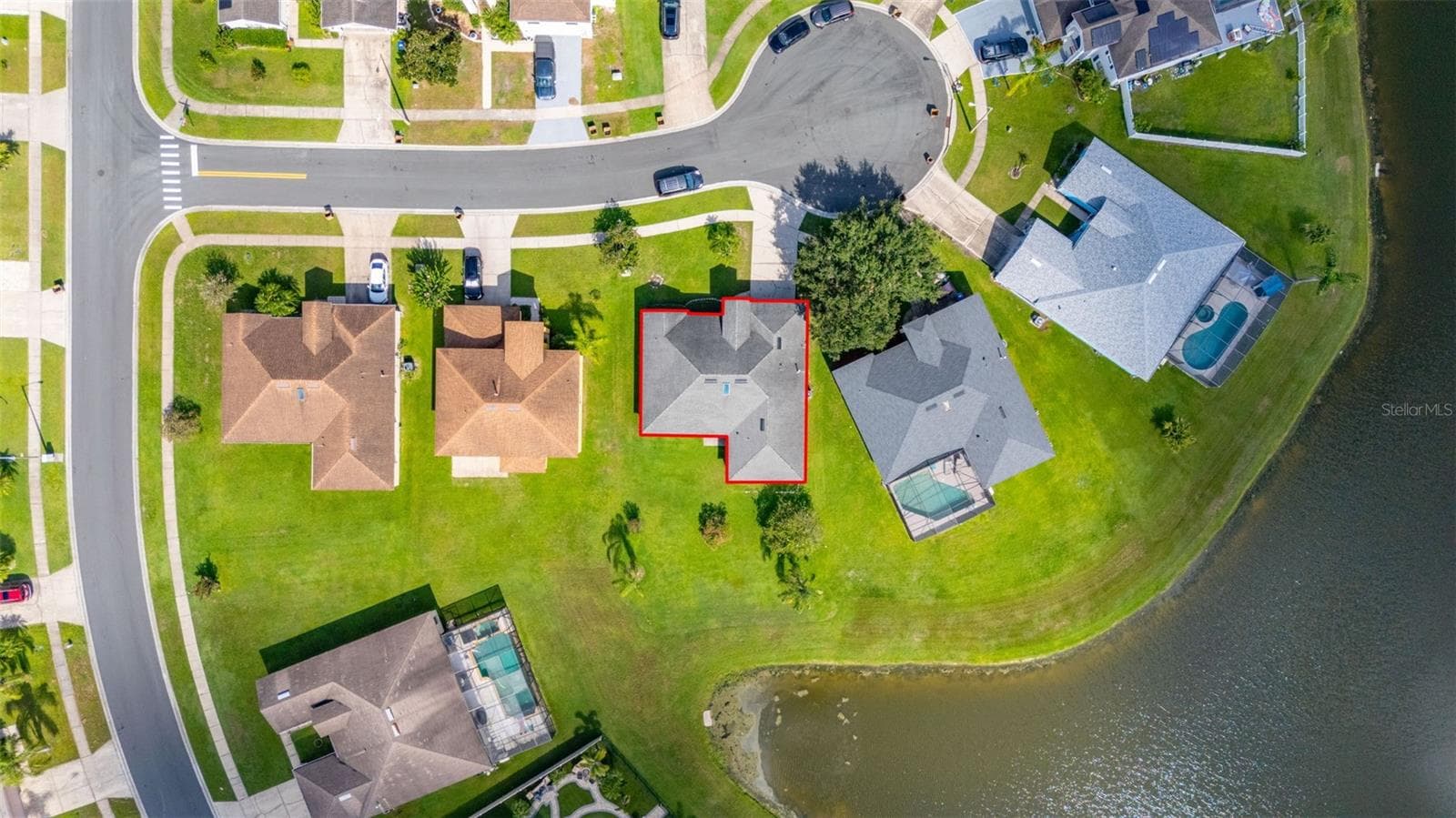 Aerial View - 2605 FERN COVE WAY, KISSIMMEE