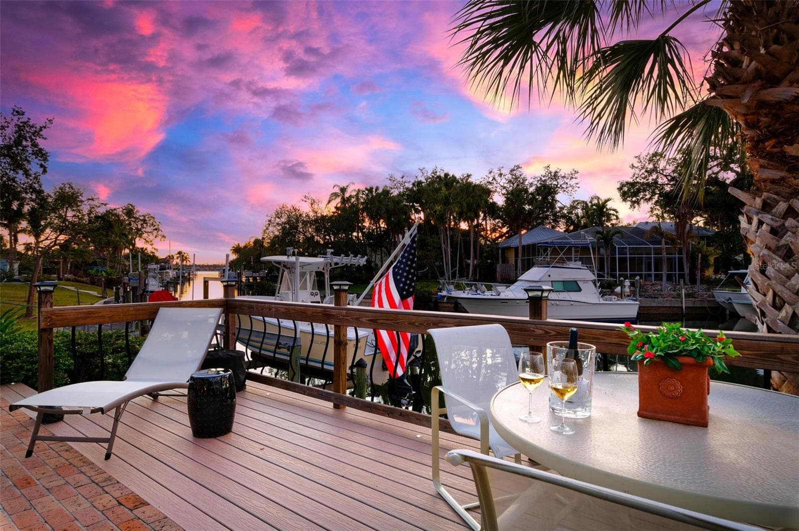 Backyard/Canal - 1827 BAYWOOD DR, SARASOTA