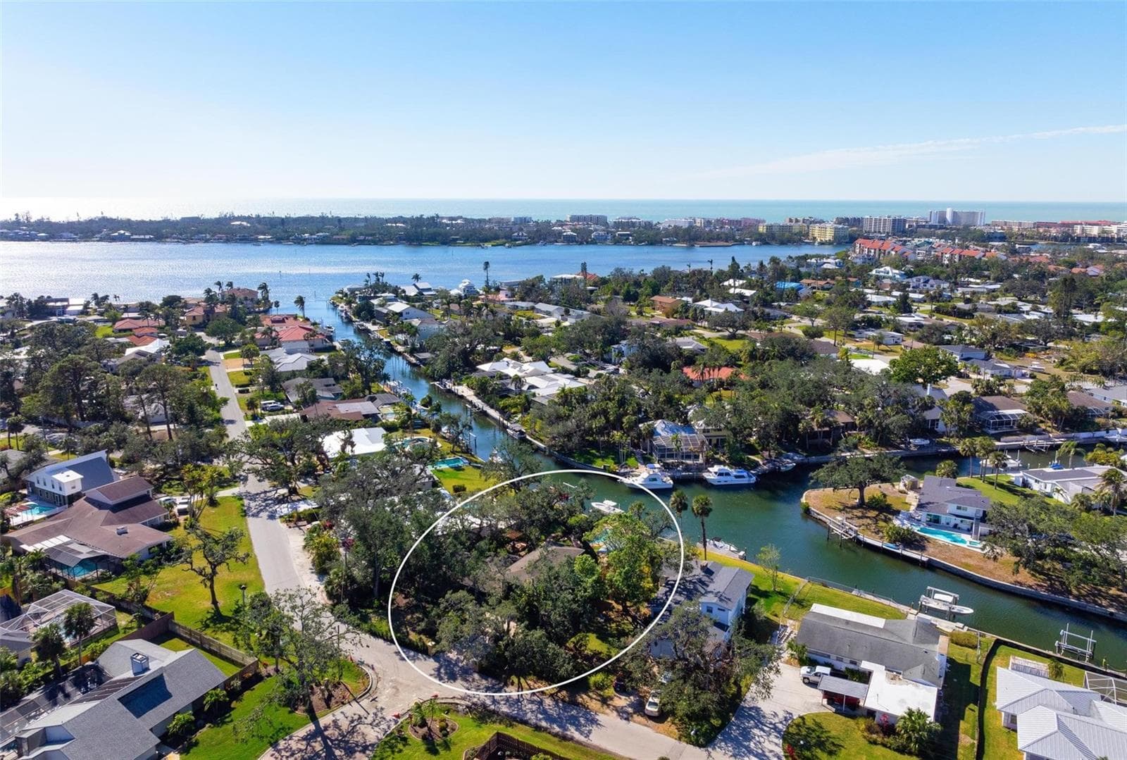 Ariel View - 1827 BAYWOOD DR, SARASOTA