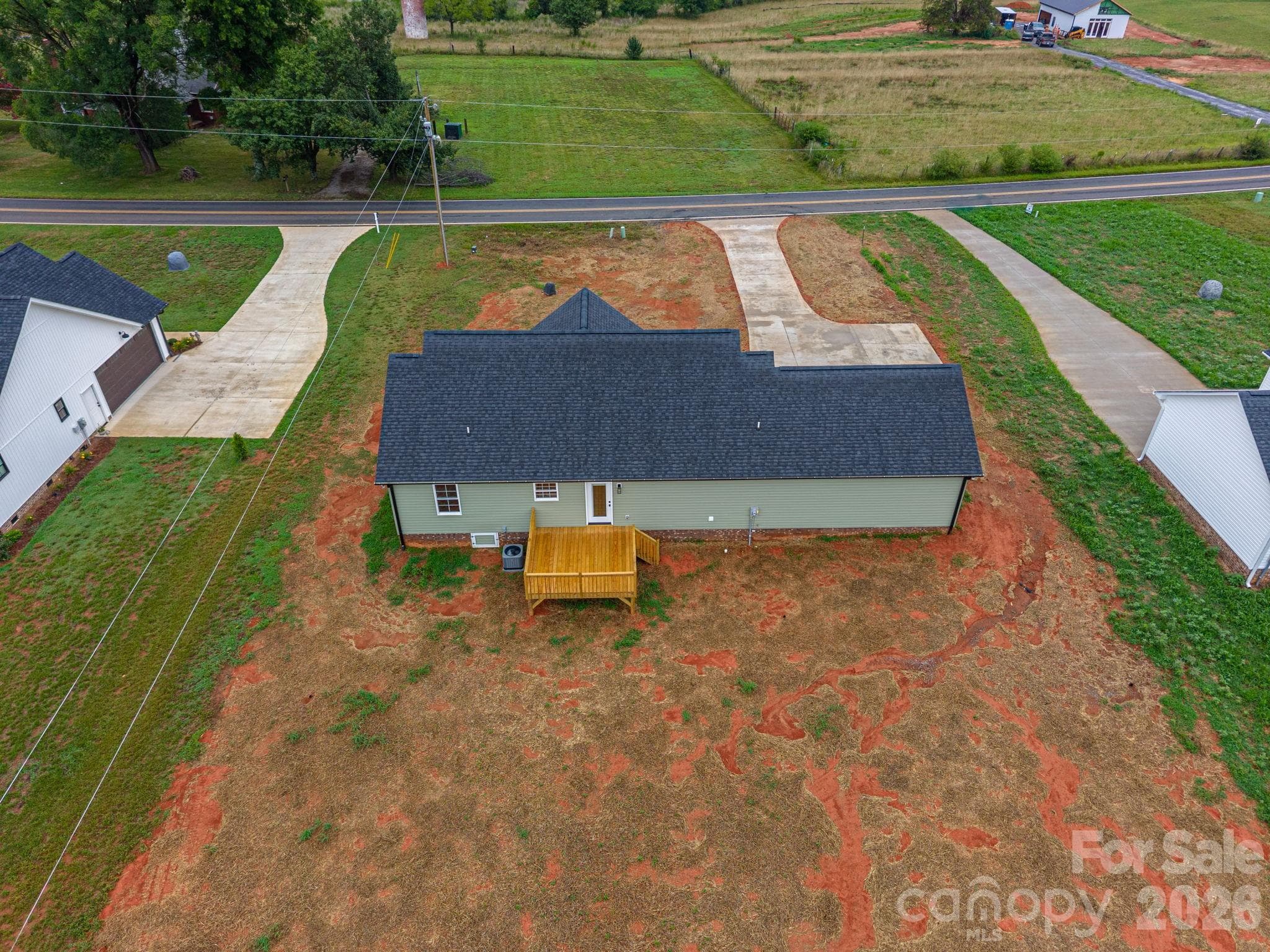 Aerial View of Rear - 307 Northbrook III School Road, Vale