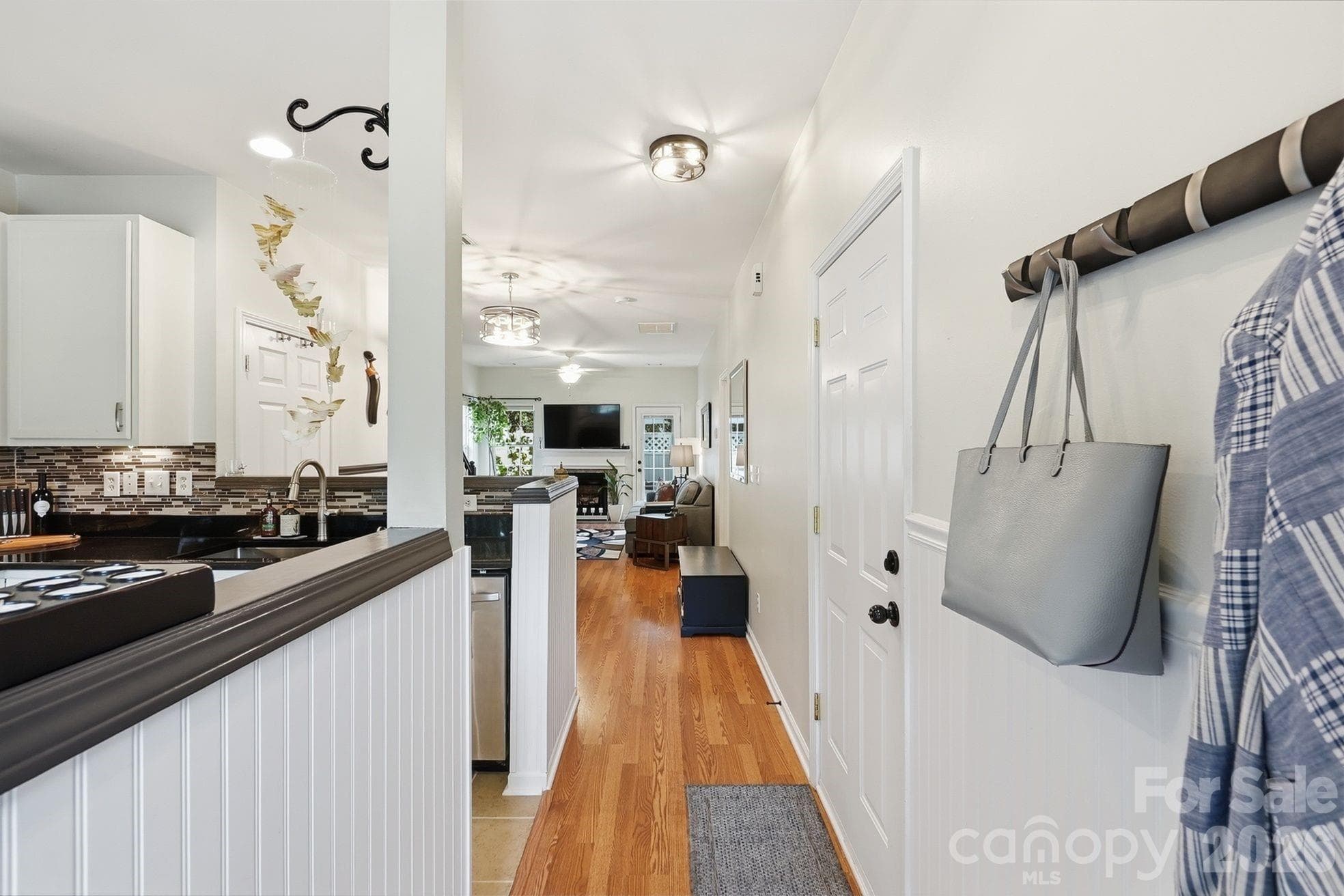 Entry features hardwood floors - 203 Tail Race Lane, Fort Mill