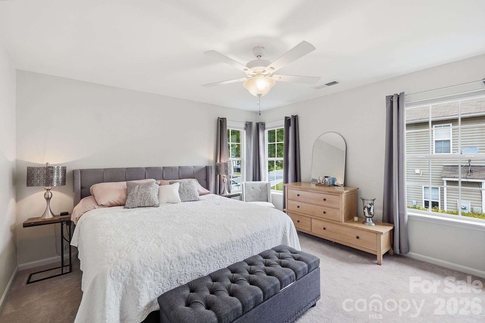 Primary en suite Bedroom on upper level - 203 Tail Race Lane, Fort Mill