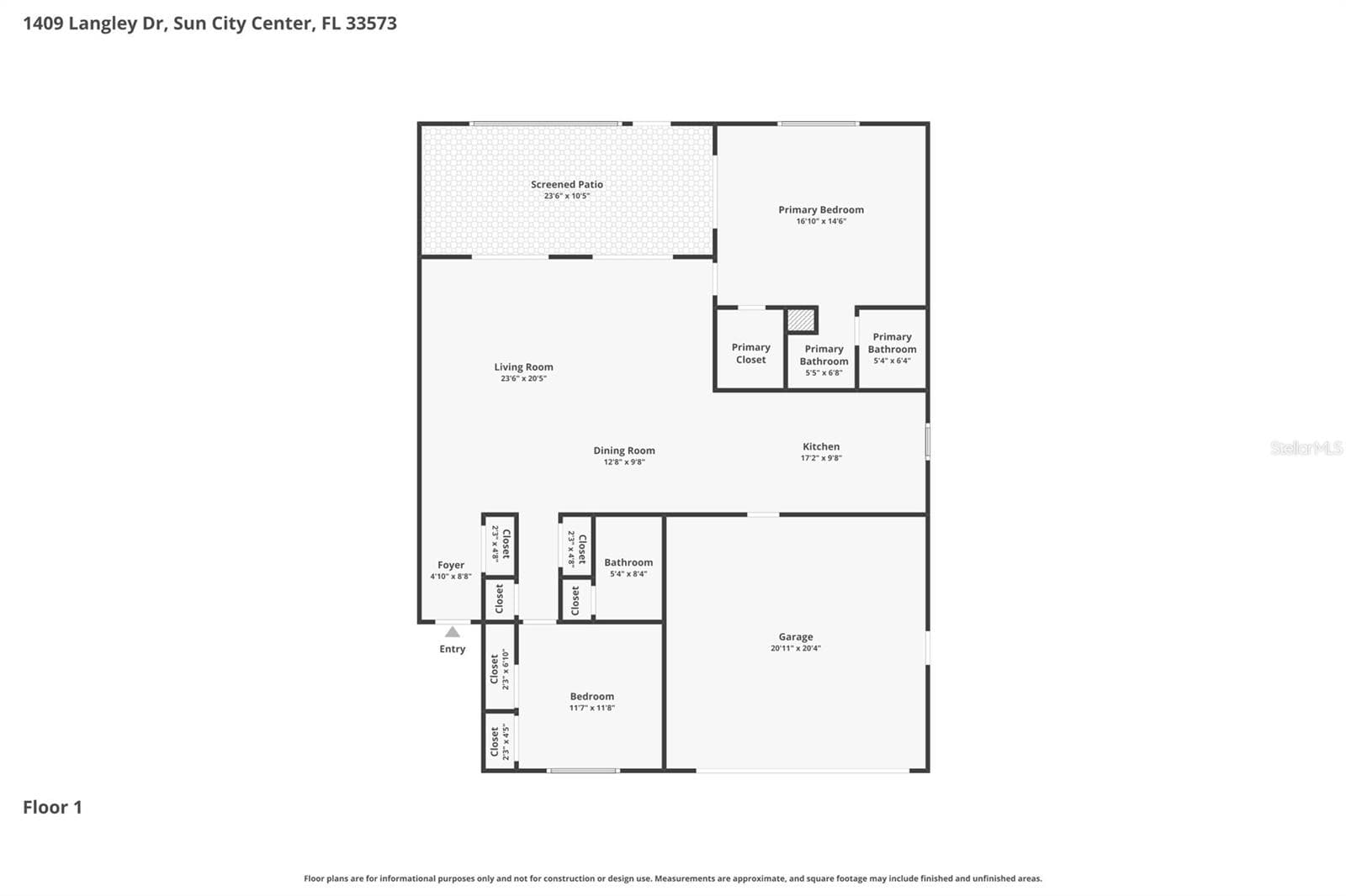 Condominium at 1409 LANGLEY DR #1409, SUN CITY CENTER, photo 24 of 26