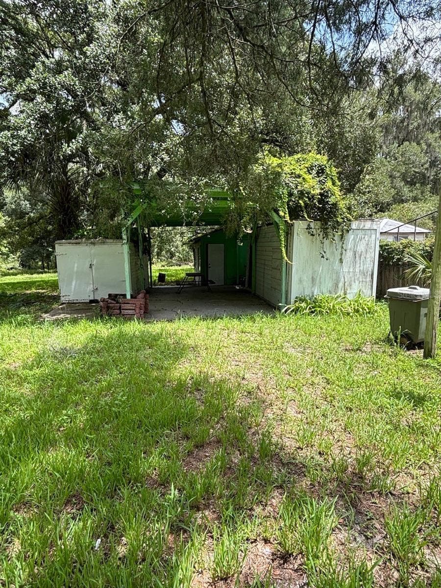 Covered Picnic Area with Workshop - 24739 AUDREY RD, LAND O LAKES