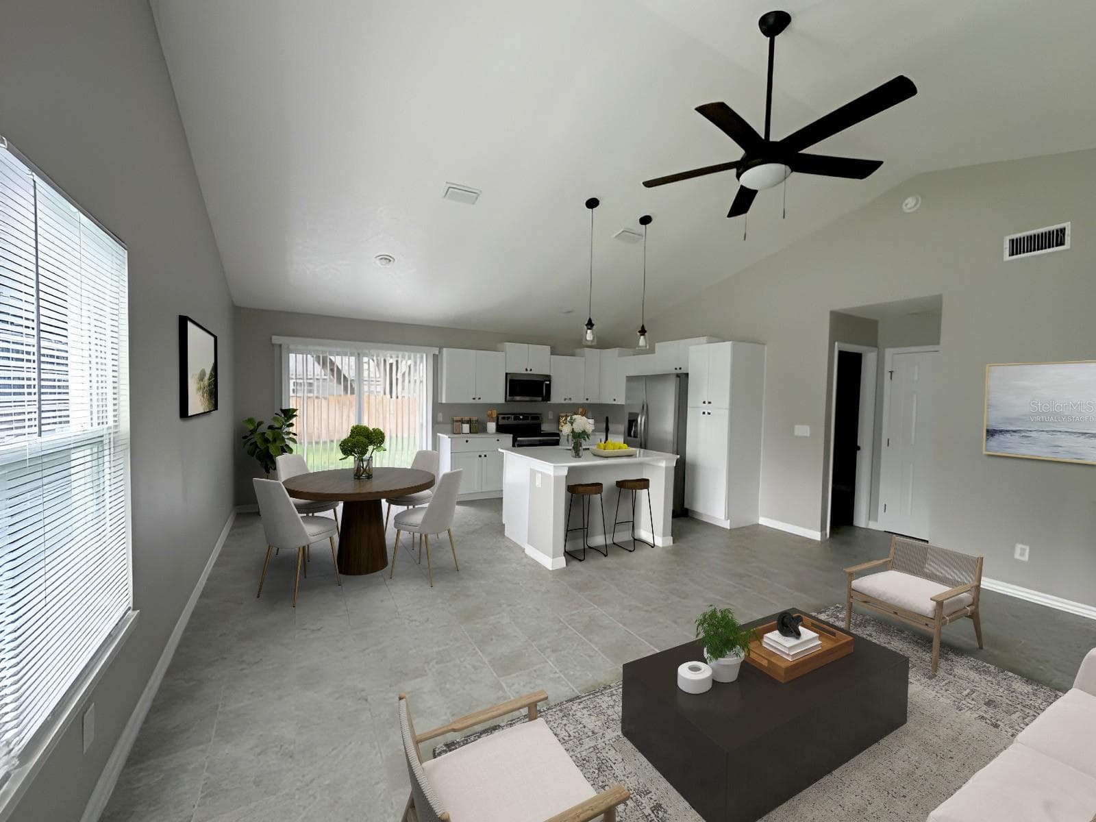 Living Room (virtually staged) - 1809 IROQUOIS DR, APOPKA