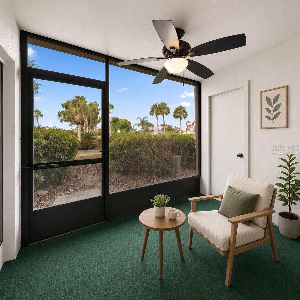 VIRTUALLY STAGED LANAI - 6219 PALMA DEL MAR BLVD S #102, ST PETERSBURG