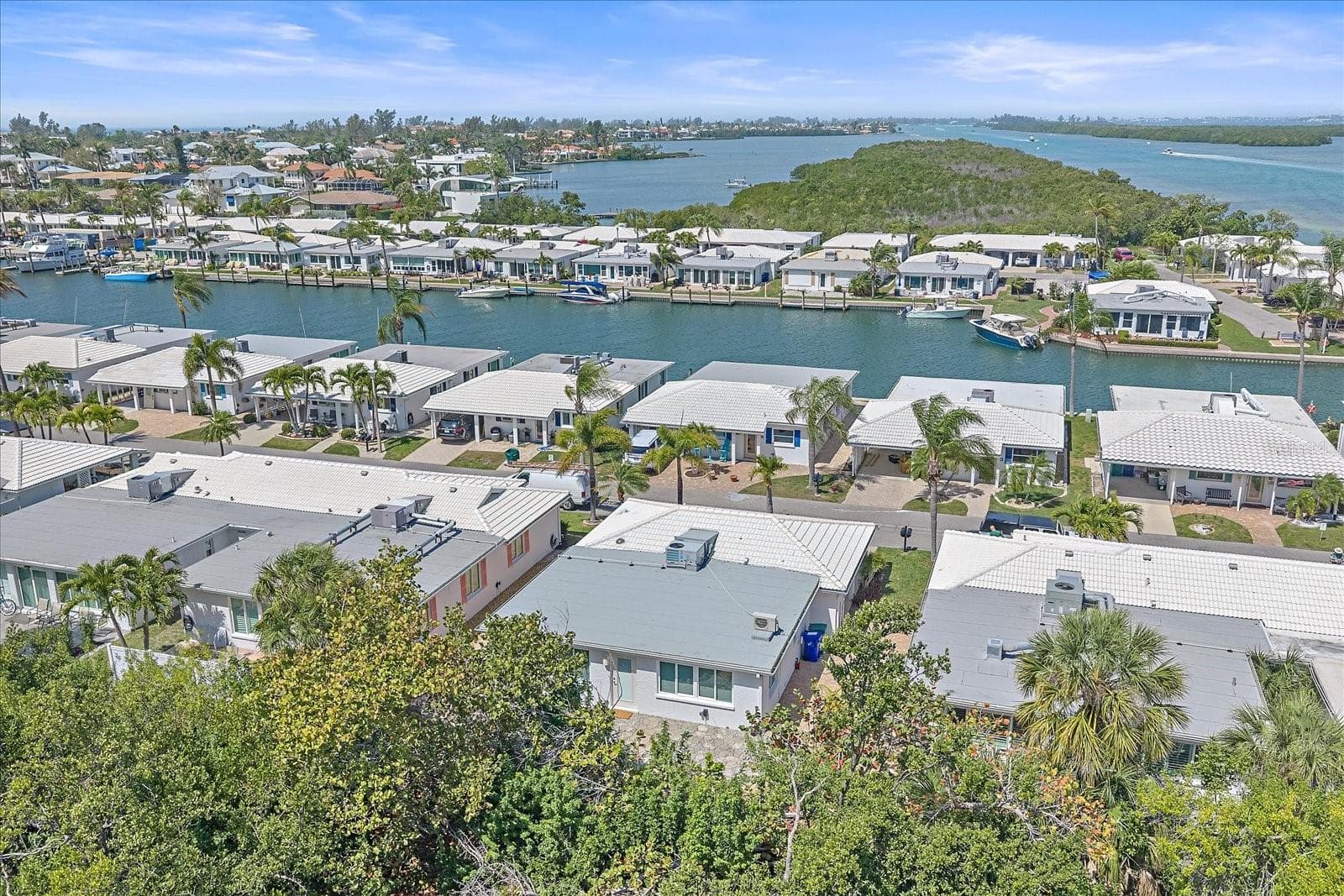 Aerial View - Short Walk to the Community Pool - 914 SPANISH DR S #76, LONGBOAT KEY