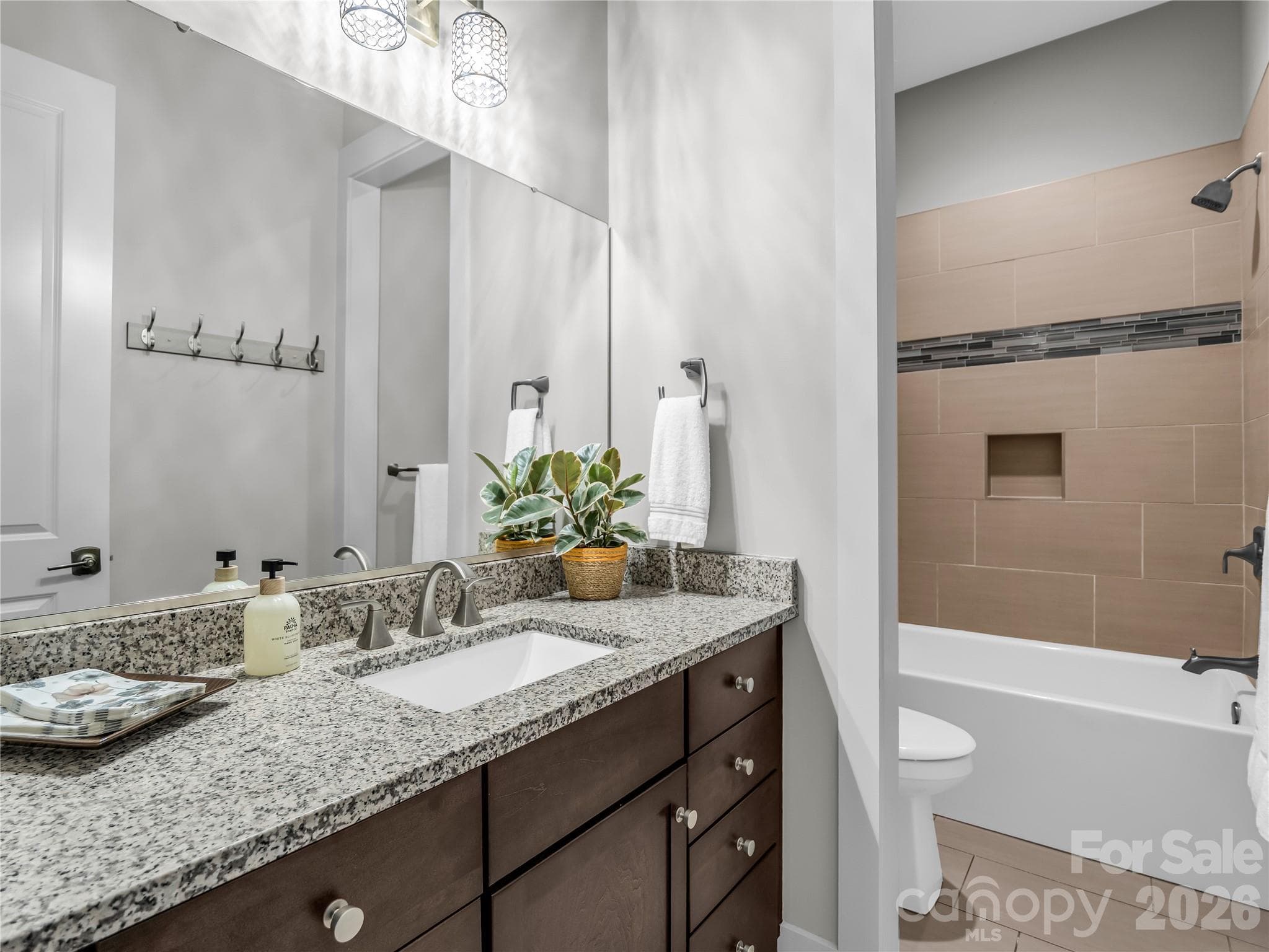 Second full bath on main level - 122 Cisco Road, Asheville
