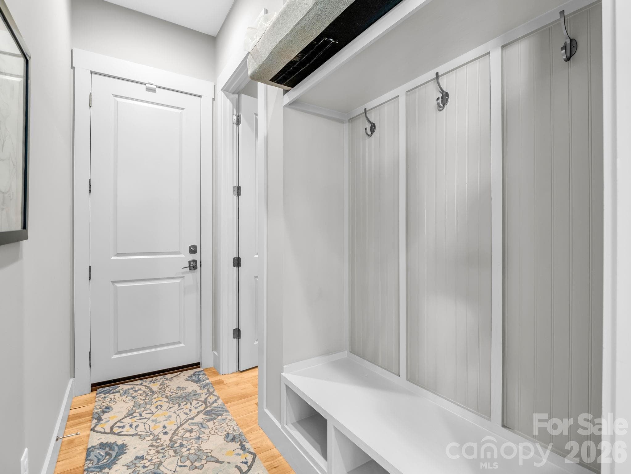 Entry way from garage on main level - 122 Cisco Road, Asheville