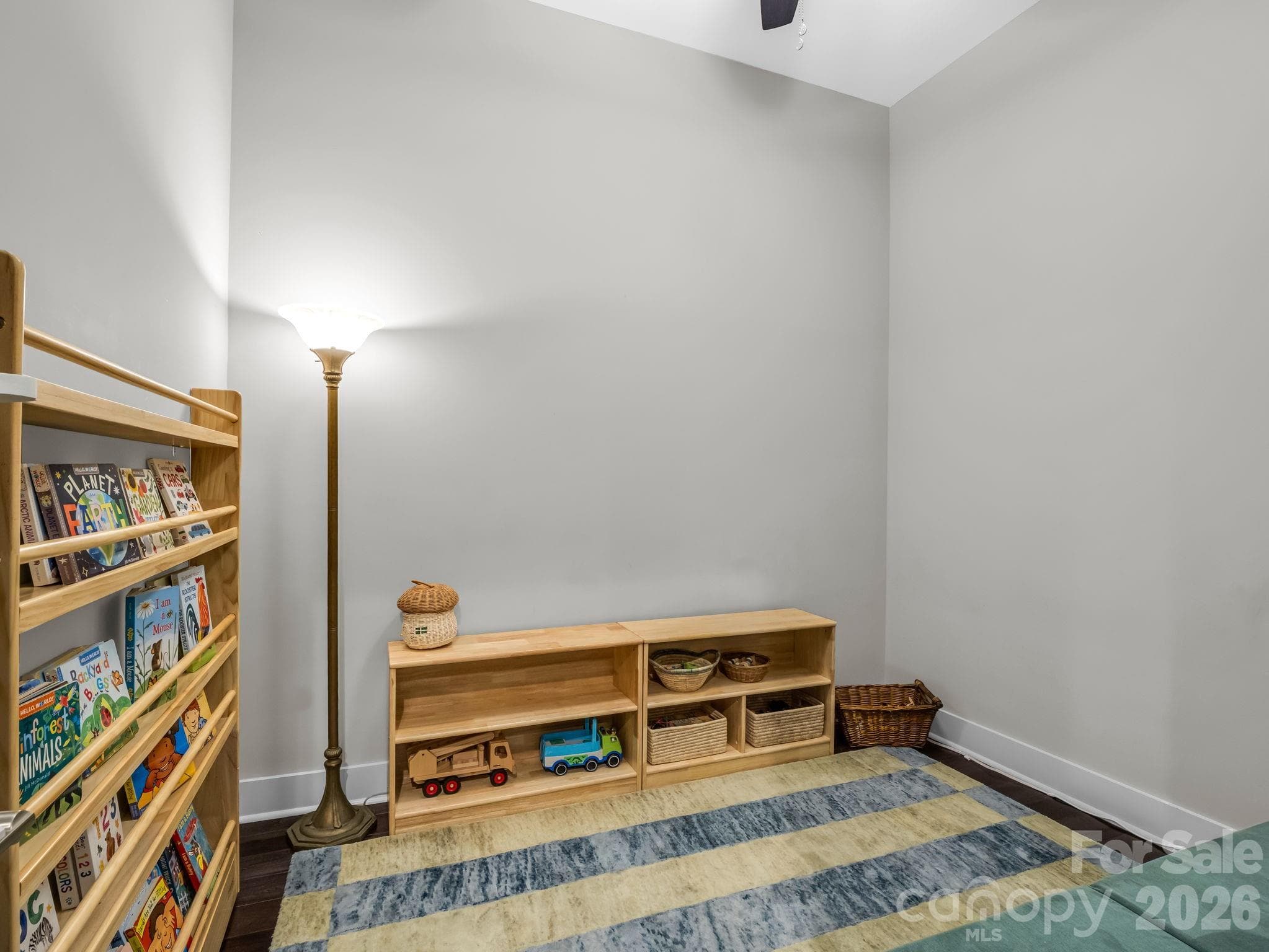 Playroom, office  or media room on lower level - 122 Cisco Road, Asheville
