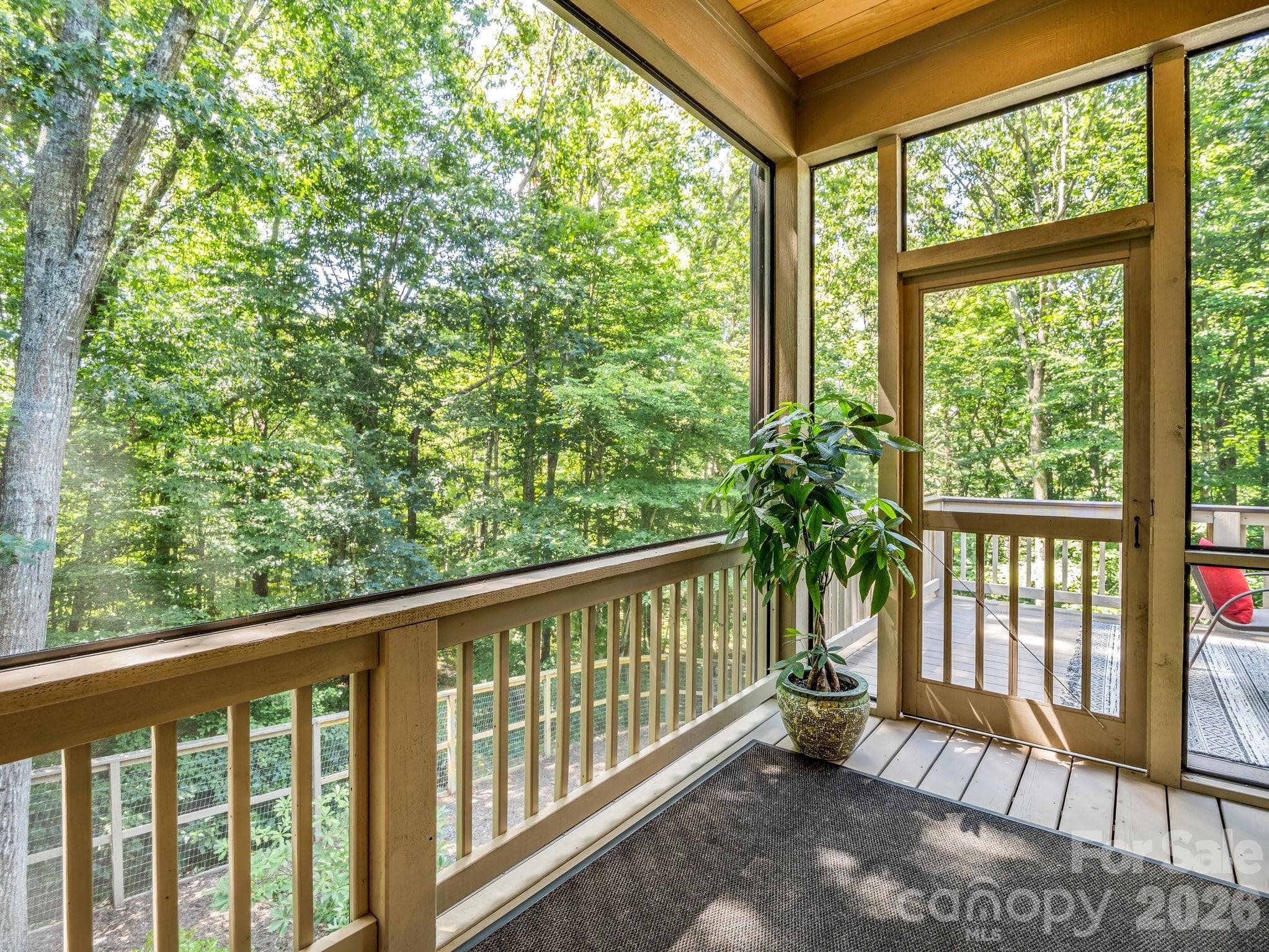 Screen porch on main level - 122 Cisco Road, Asheville