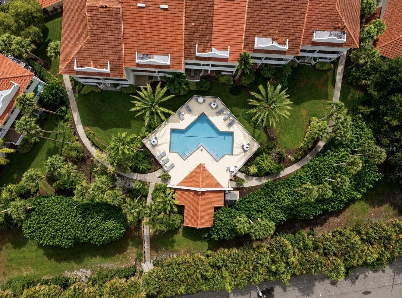 Community Pool just across the street - 4639 MIRABELLA CT, ST PETE BEACH