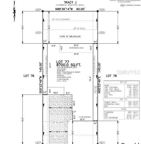 5372 Gunwale Drive Plot Plan - 5372 GUNWALE DR, COCOA