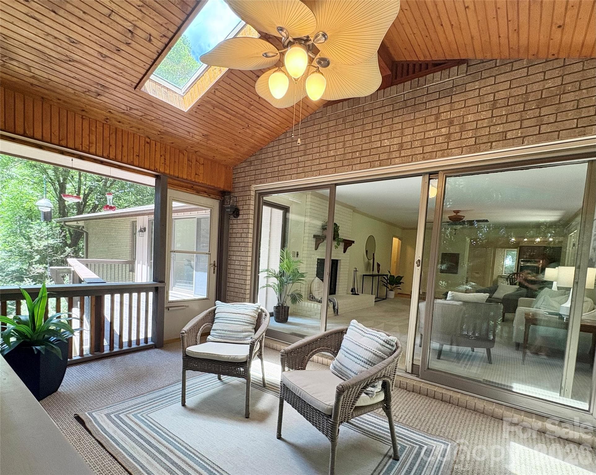Screened porch off of main-level family room - 115 Woodhaven Drive, Hendersonville