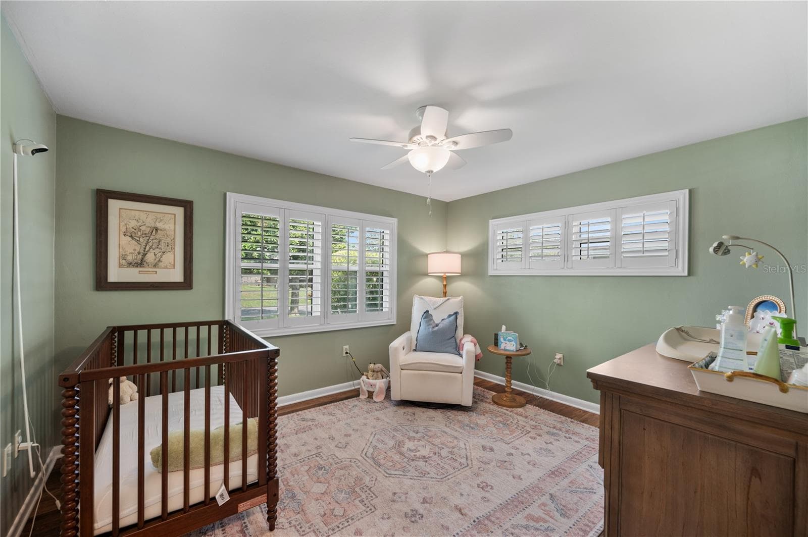 Bedroom #3, is perfectly sized with a great built in closet - 1211 HUNT AVE, LAKELAND