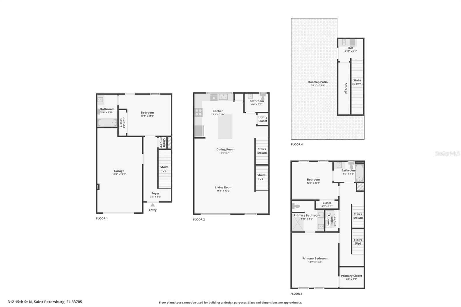 Townhouse at 312 15TH ST N, ST PETERSBURG, photo 49 of 49