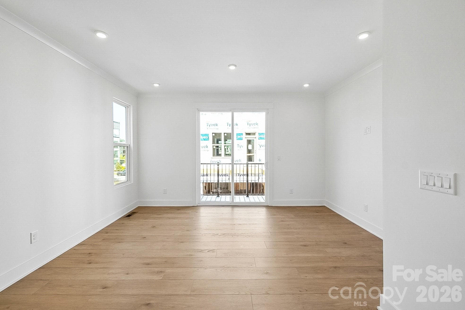 Living room with access to your balcony - 4038 Sophia Drive, Charlotte