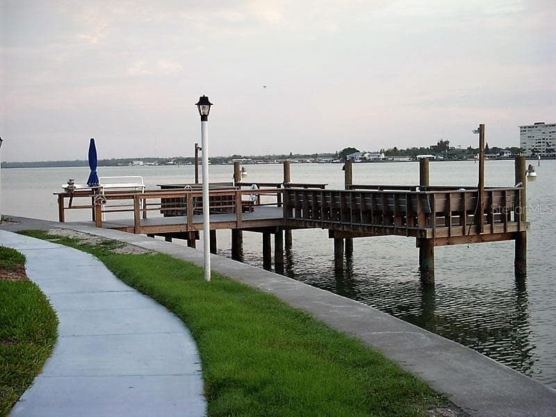 One of 4 fishing piers - 315 MEDALLION BLVD #H, MADEIRA BEACH