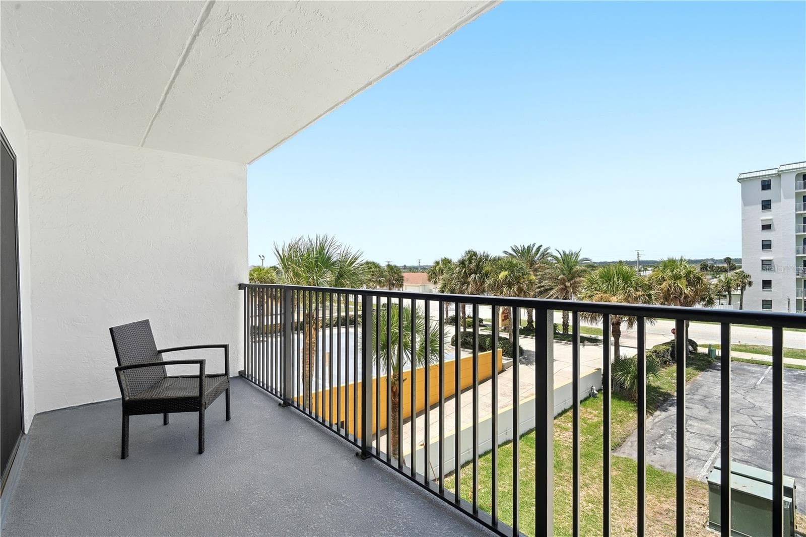 West facing balcony - 3807 S ATLANTIC AVE #4040, DAYTONA BEACH SHORES