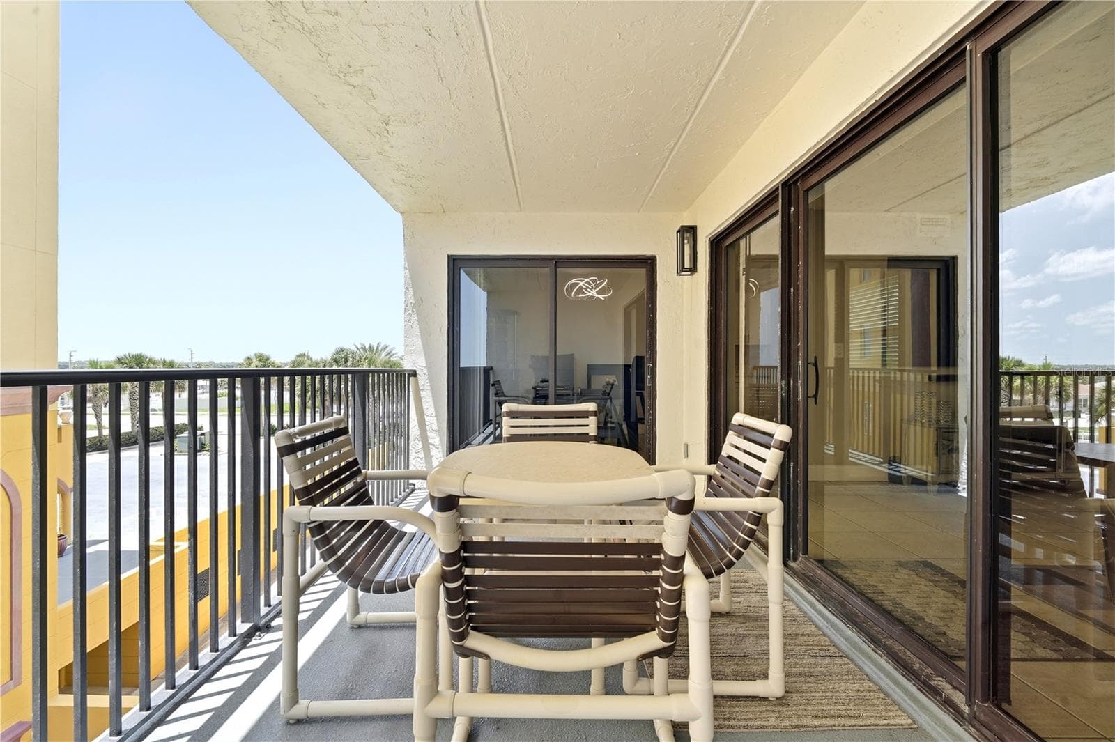 South balcony - 3807 S ATLANTIC AVE #4040, DAYTONA BEACH SHORES