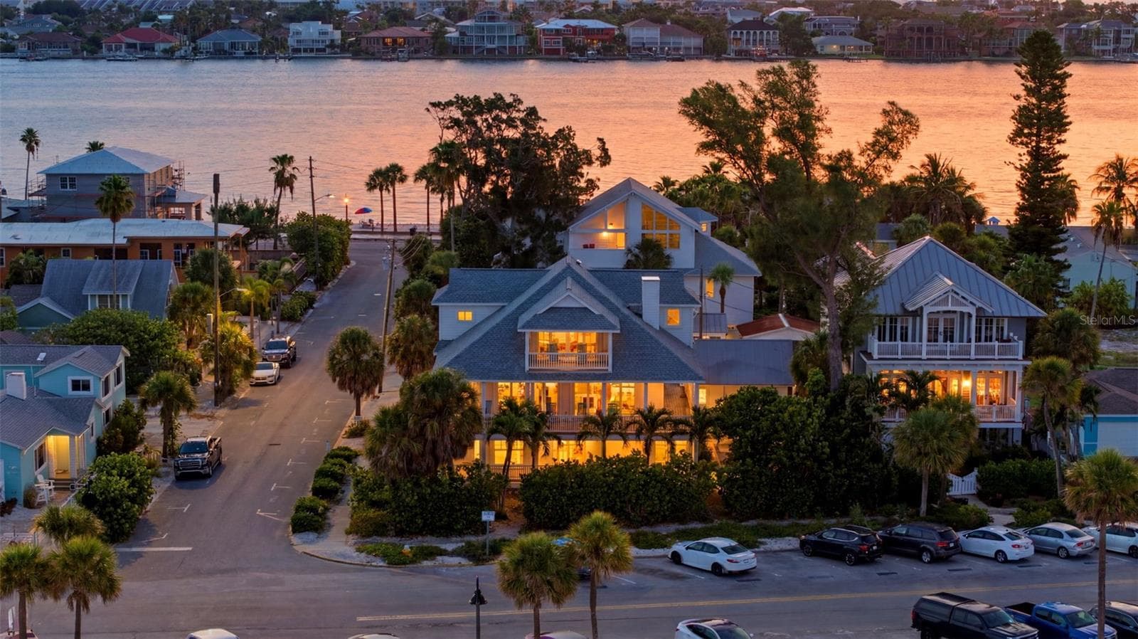 One of Pass-a-Grille's most remarkable Gulf-front residences on a rare double corner lot. - 106 2ND AVE, ST PETE BEACH