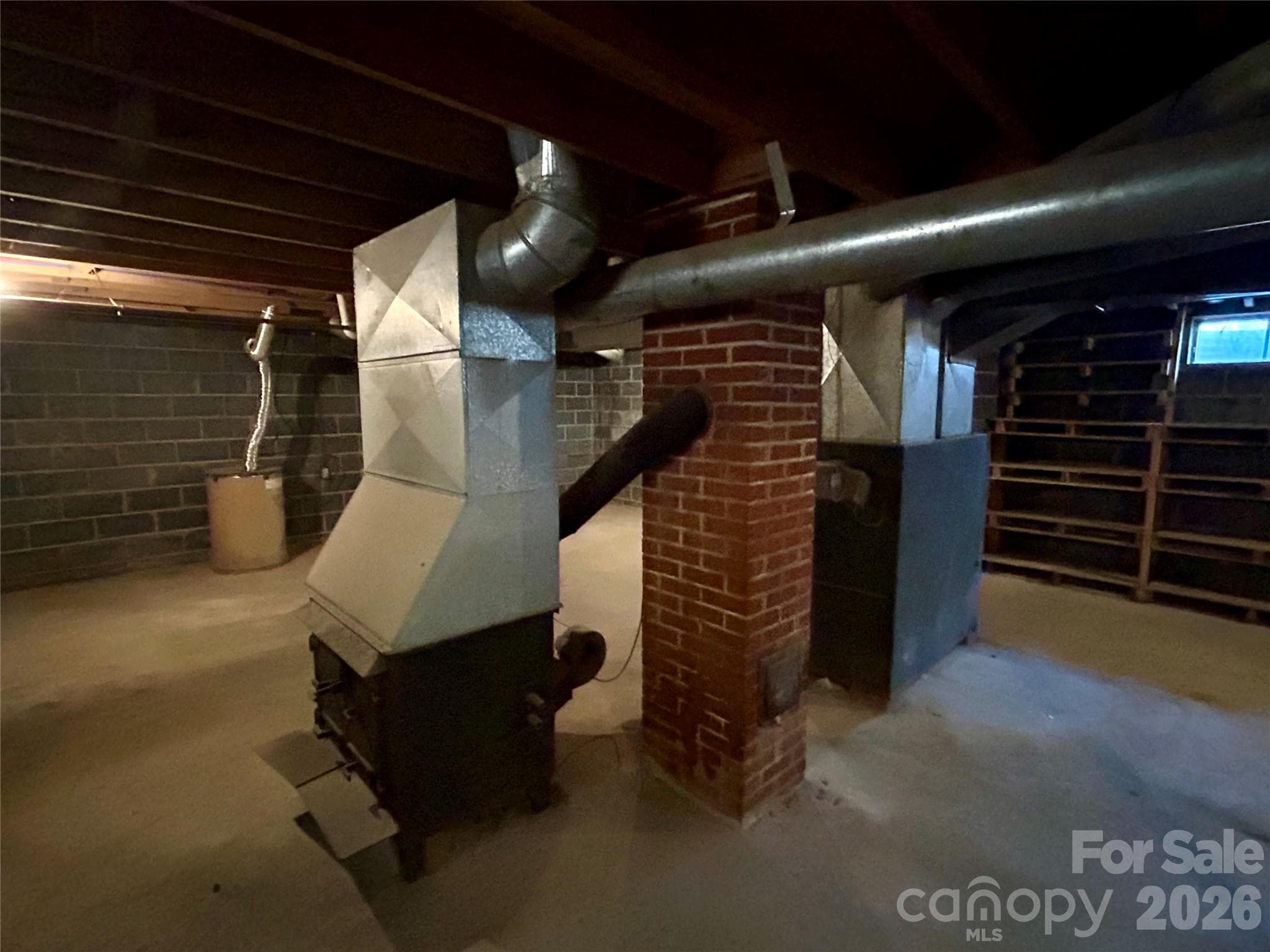 Ducted woodstove - 169 Double Island Road, Burnsville
