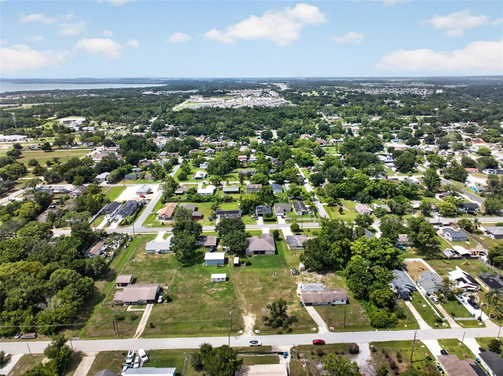Aerial view of the parcel boundary, closer angle. - 212 15TH AVE, OCOEE