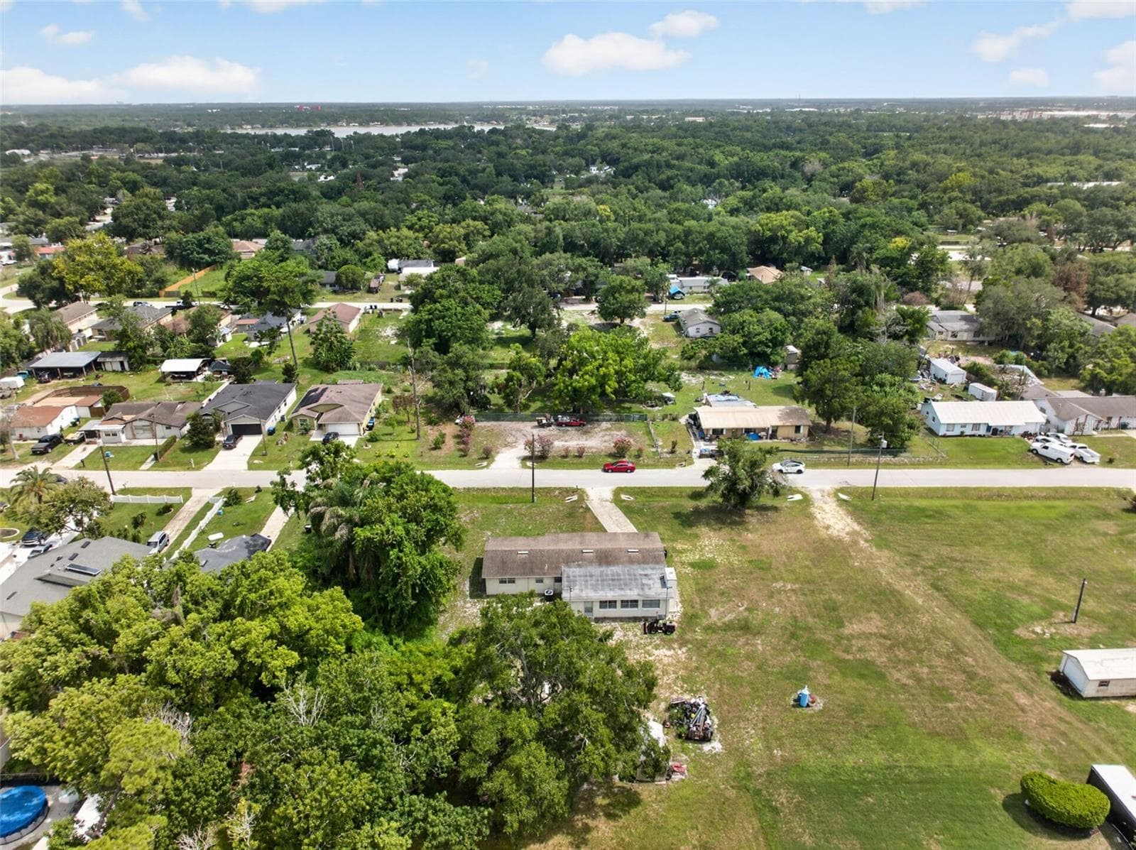 Wide aerial view of the neighborhood surrounding the property. - 212 15TH AVE, OCOEE