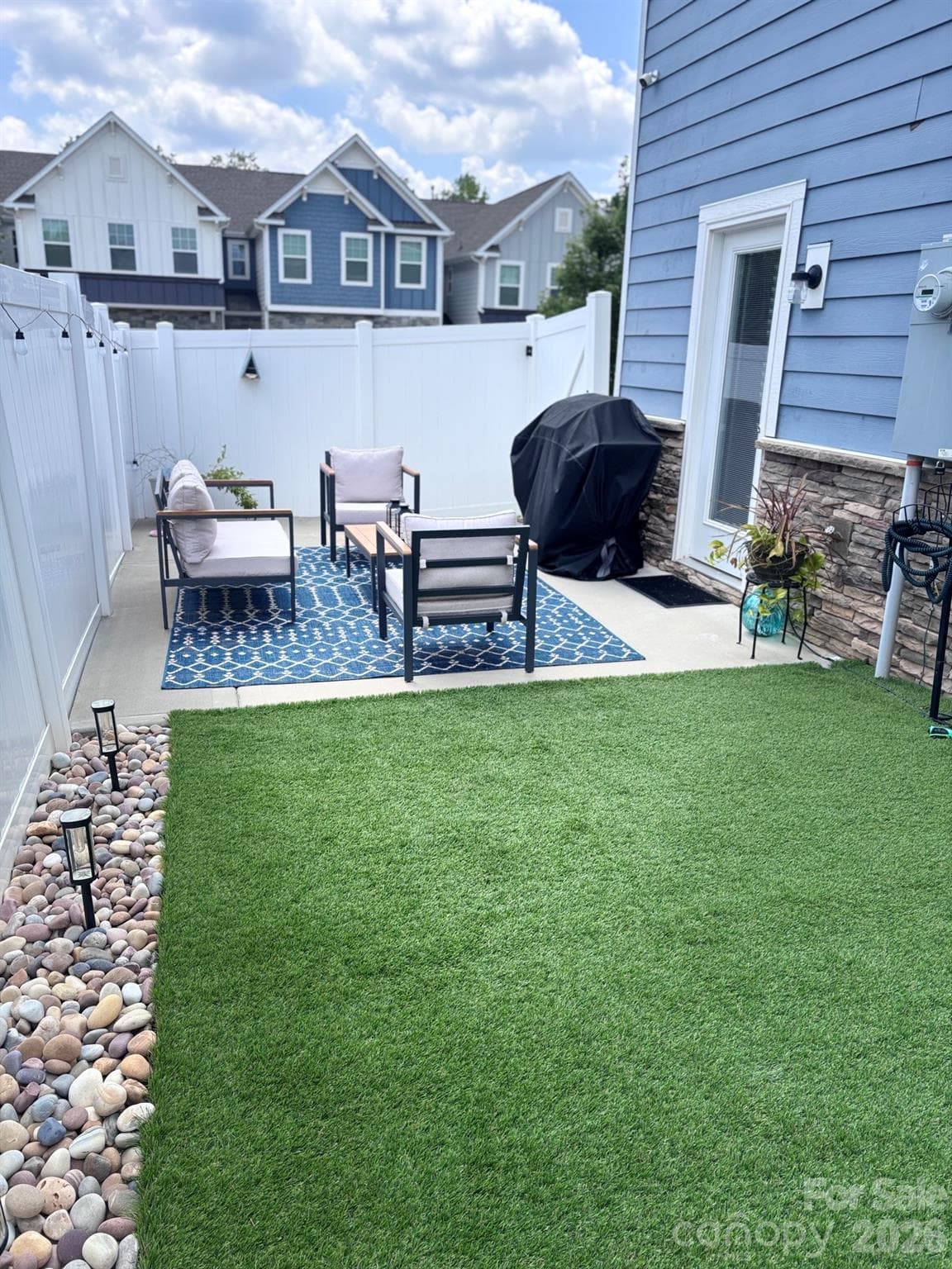 Turfed Patio - 7585 Hartsfield Drive, Lancaster