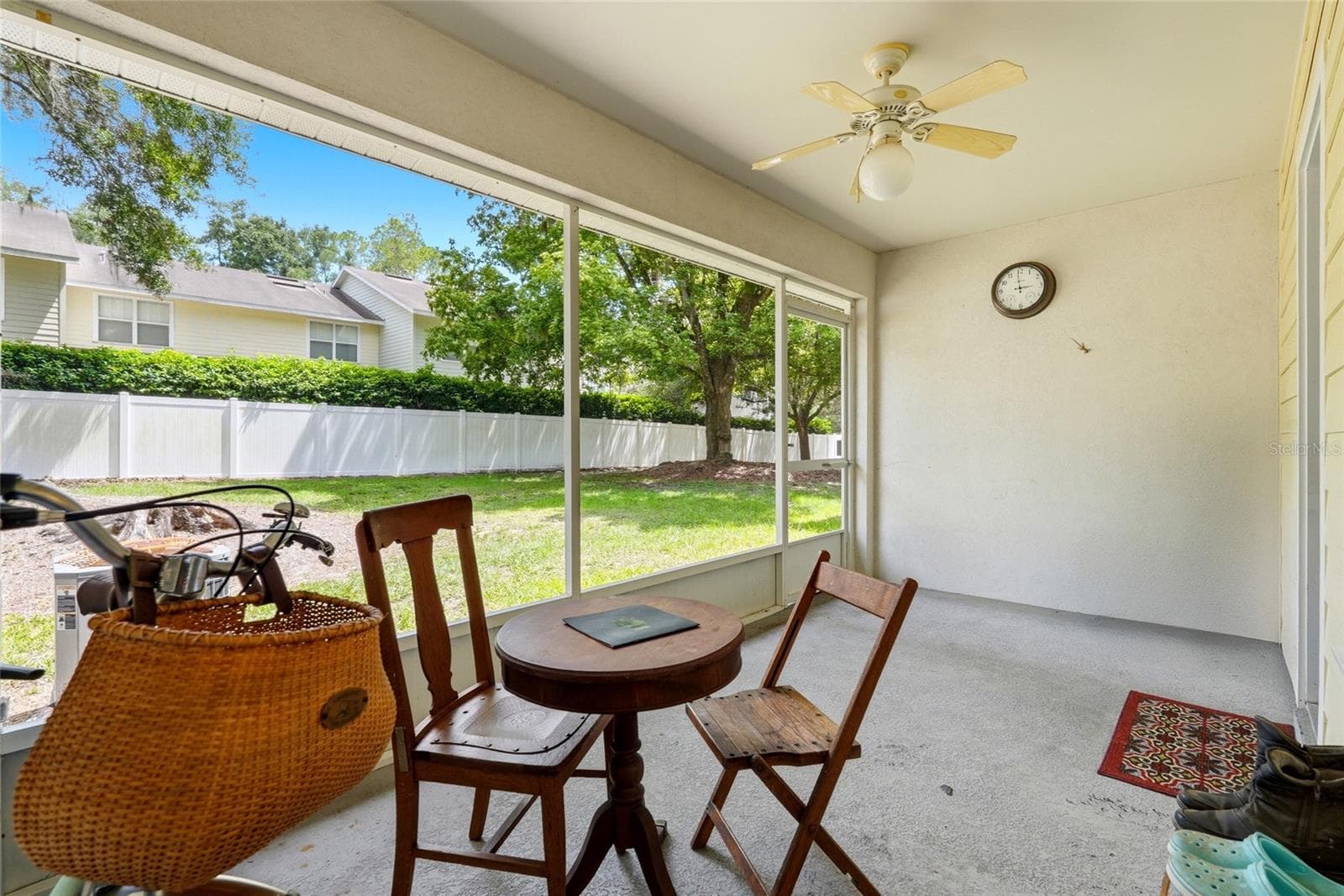 Screened-in back patio - 4611 SW 48TH WAY #108, GAINESVILLE