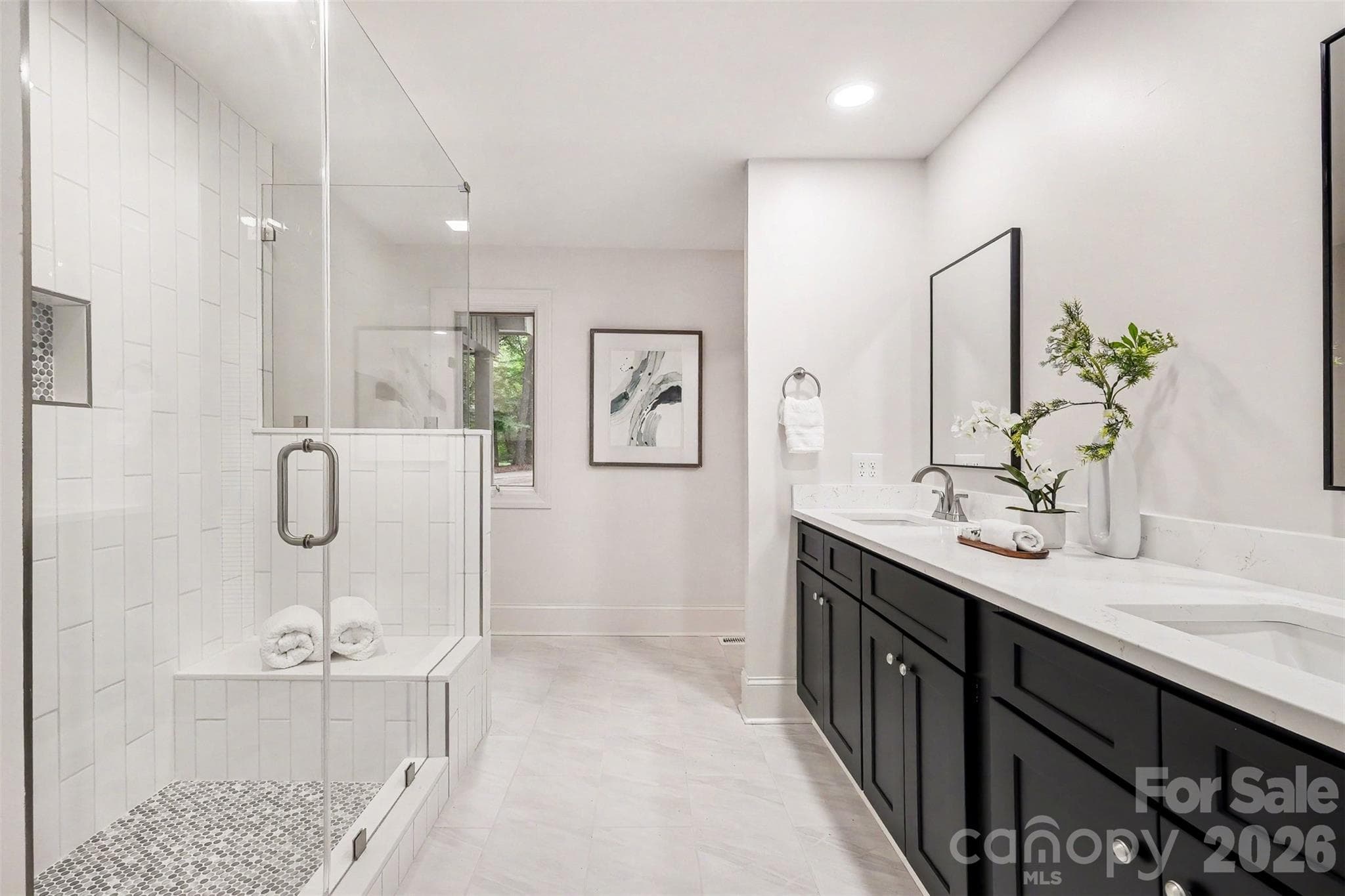 Your new owners' bath. Getting ready every morning will be a treat in this space. - 5042 Marci Lane, Belmont