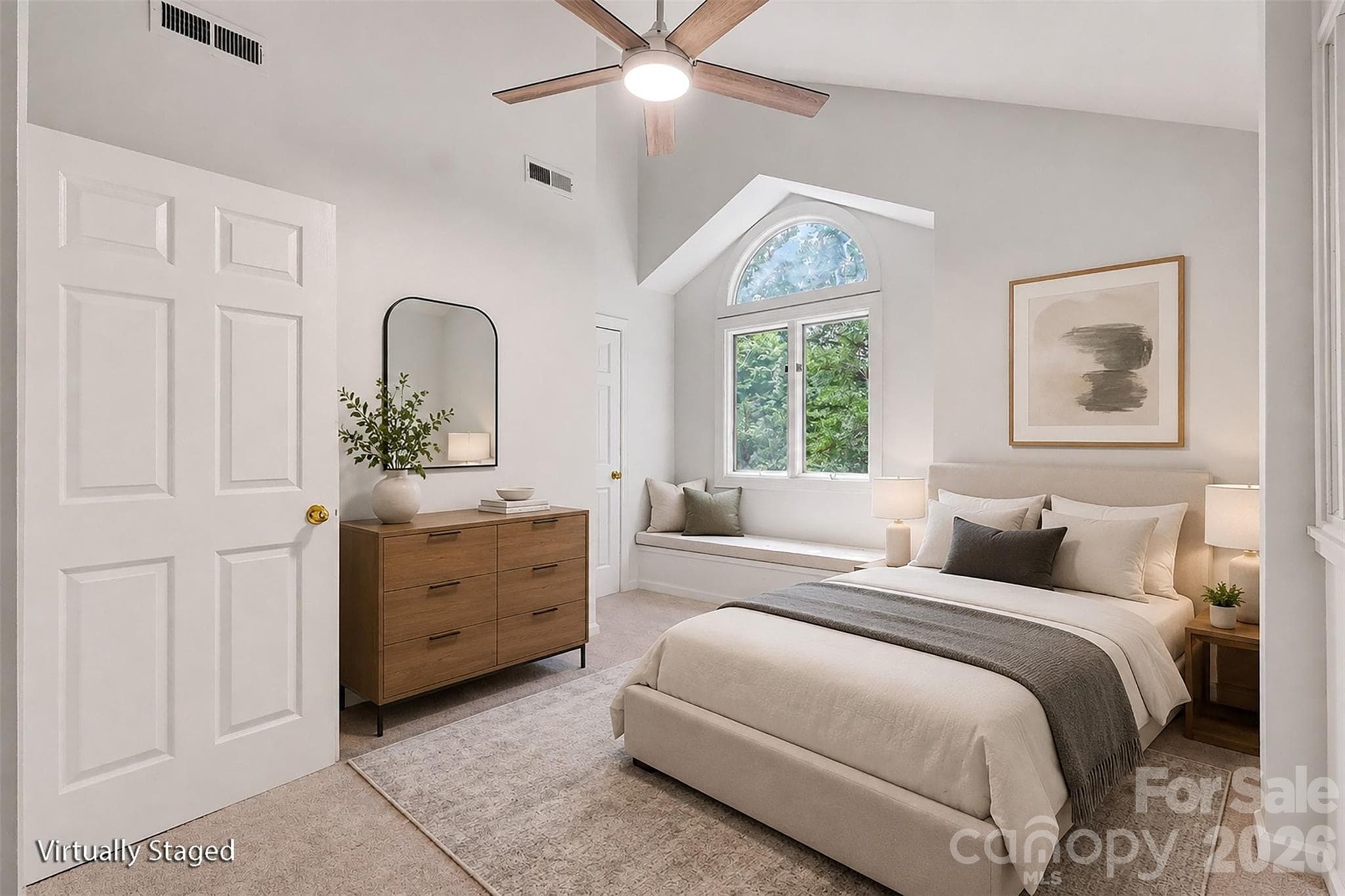 Bedroom 2 is 11 1/2 by 10 and has new carpet. - 5042 Marci Lane, Belmont