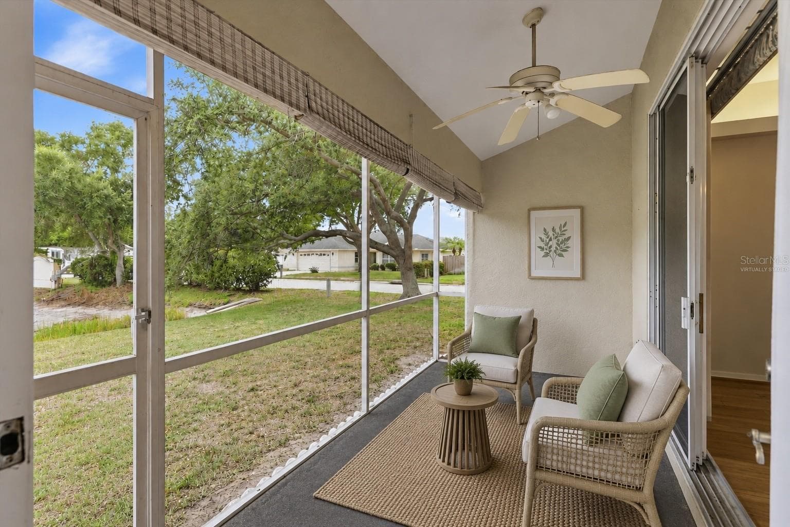 Virtually staged lanai - 2404 50TH DR E, BRADENTON